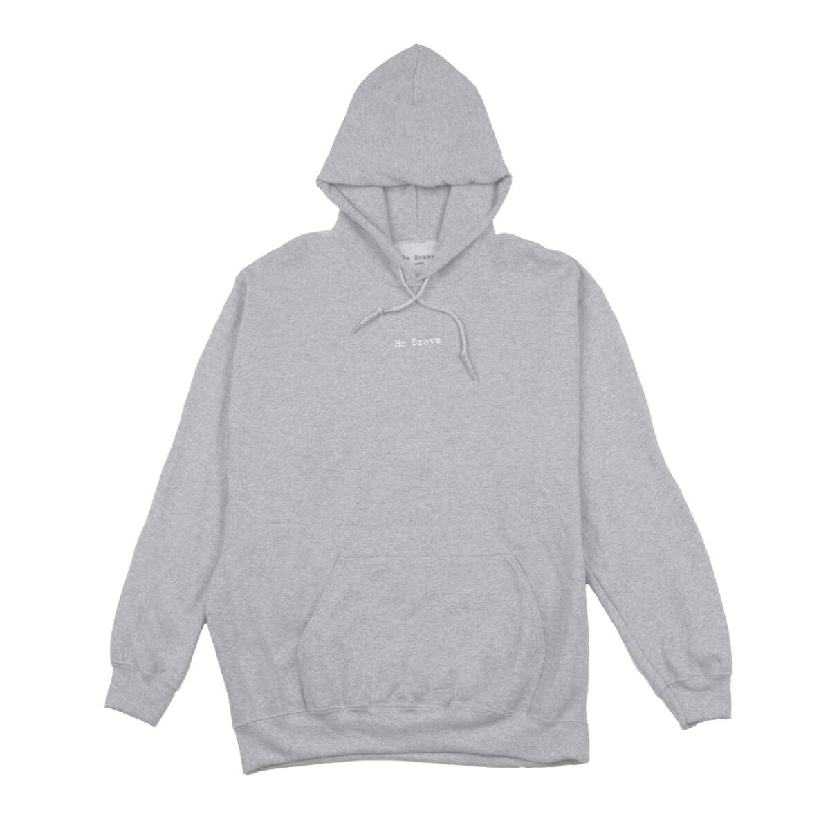 hoodie gris oversize
