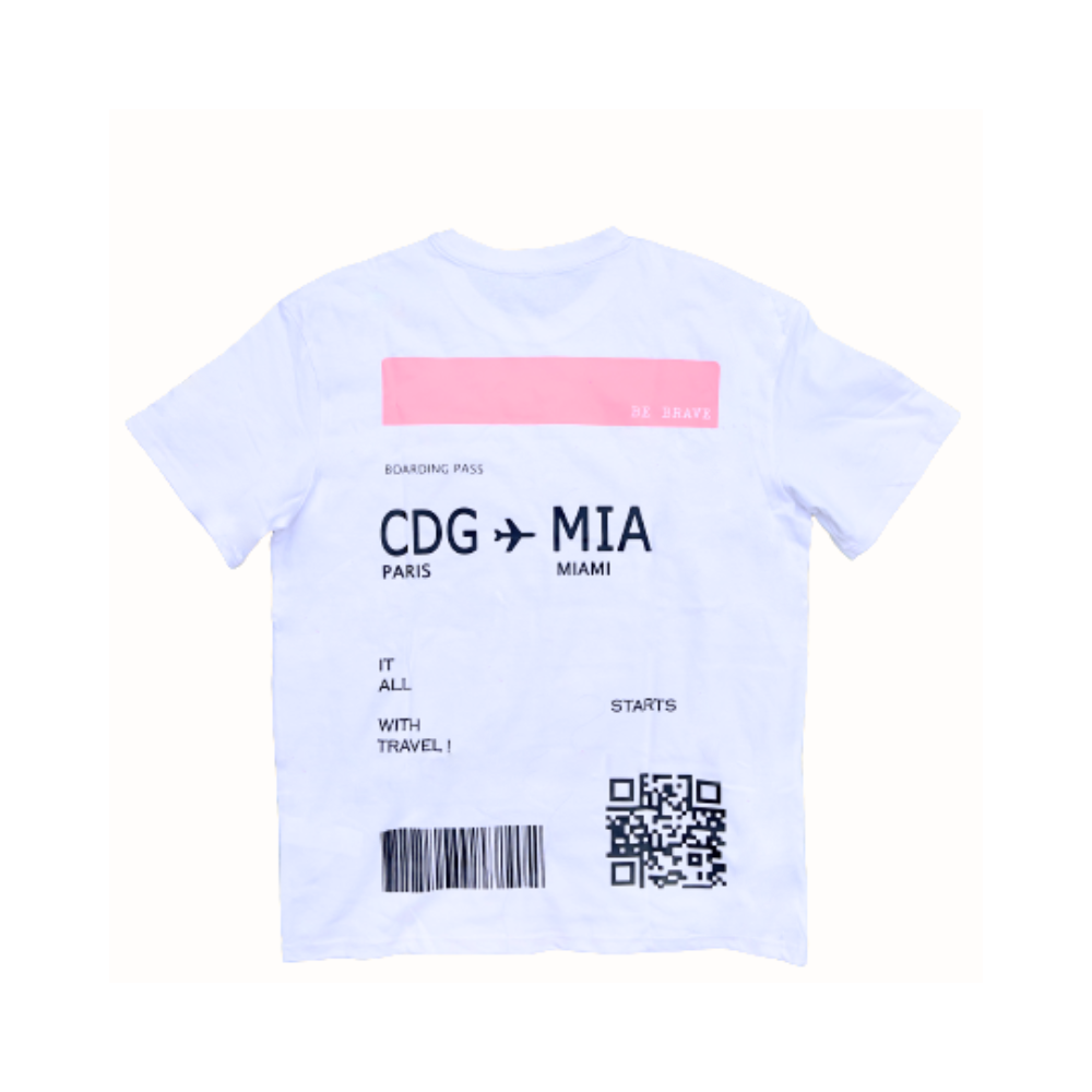 Miami Boarding Pass Shirt MIA Boarding Pass T-shirt Miami 